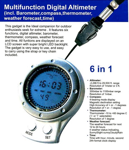 altimetro termometro digital